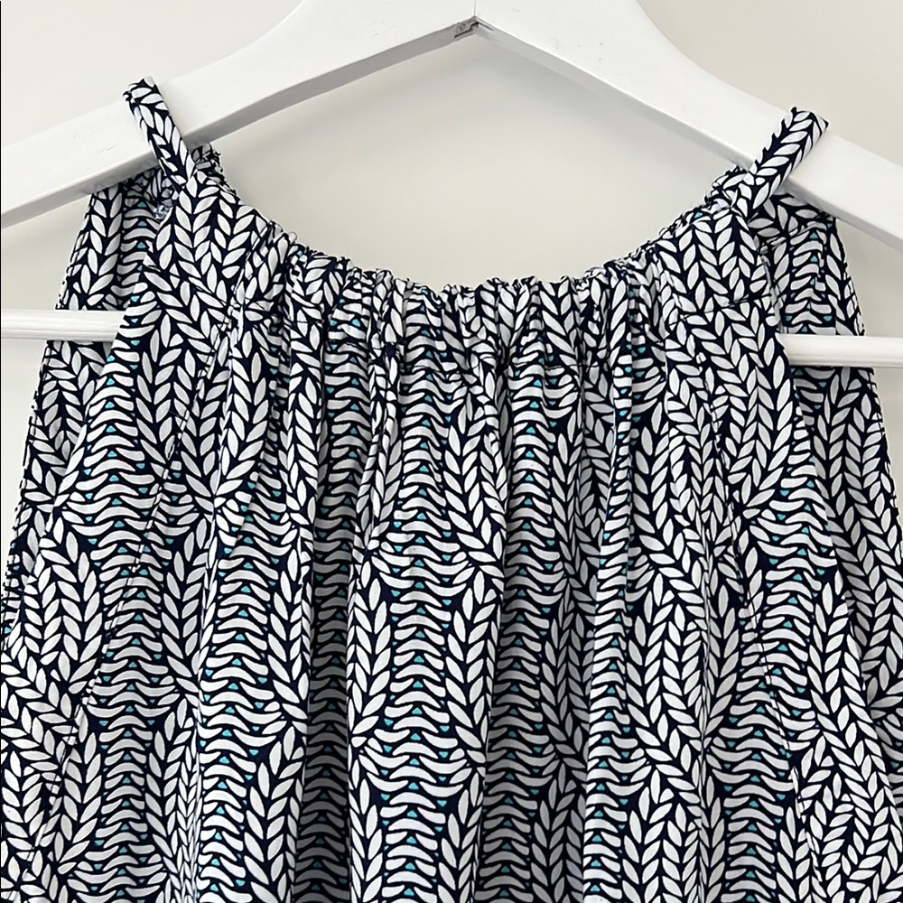 Escapada Black and White Patterned Dress